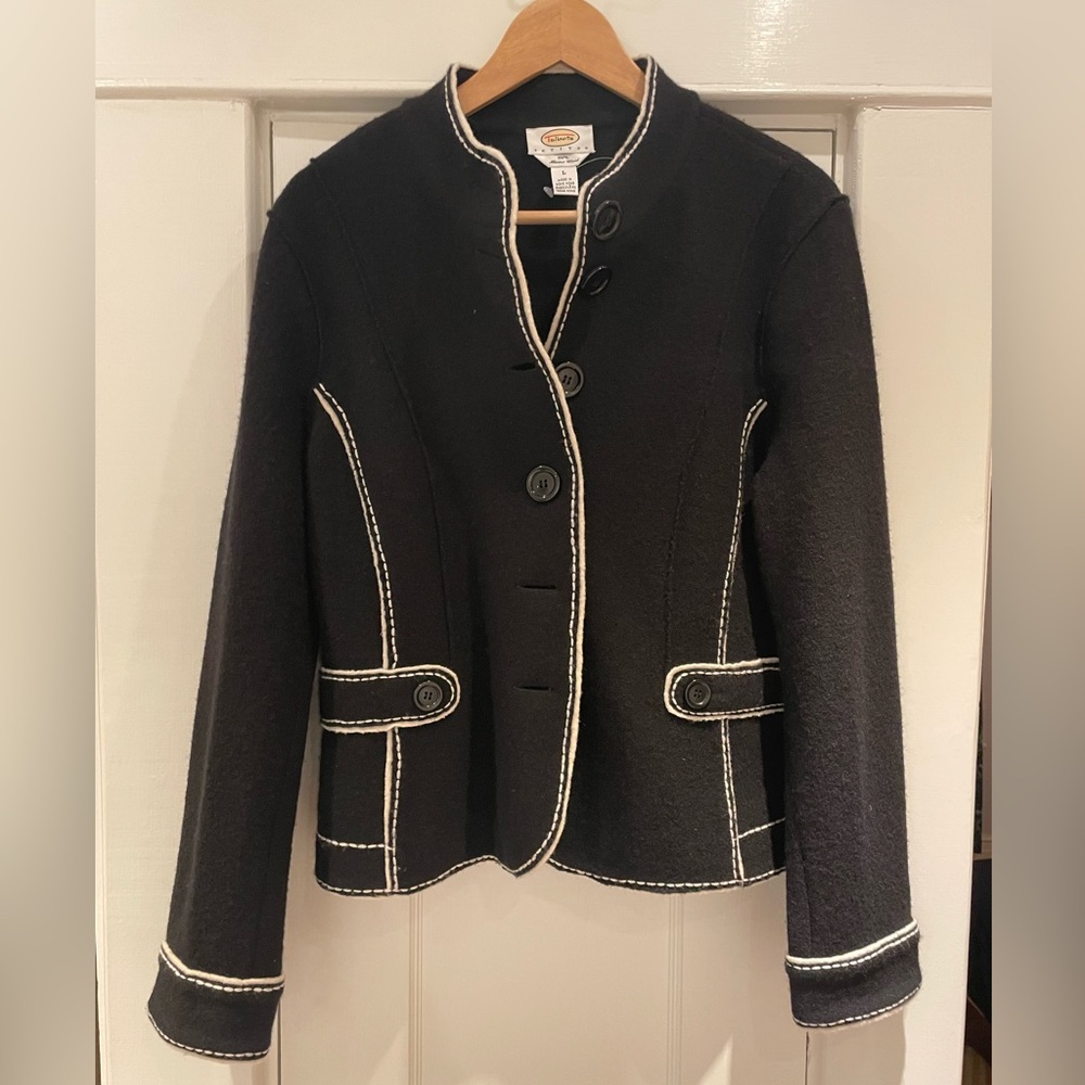 Black Talbots Merino Wool Jacket/Blazer